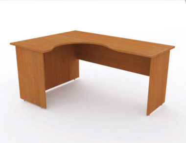 Стол криволинейный СМ28 Монолит 1604х1204х756 левый  &mdash; Аэлита