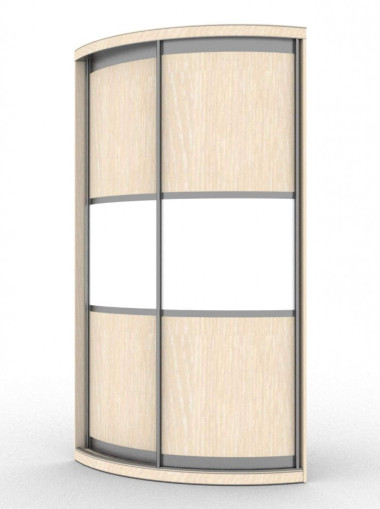 Радиусный шкаф-купе "Ромео" выпуклый 900*900*2200 &mdash; Аэлита