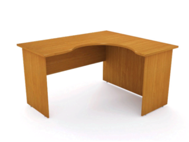 Стол криволинейный СМ32 Монолит 1604х1204х756 правый  &mdash; Аэлита