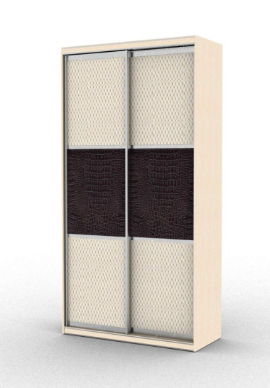 Шкаф-купе двухдверный с 3 вставками (модель 2.4) &mdash; Аэлита