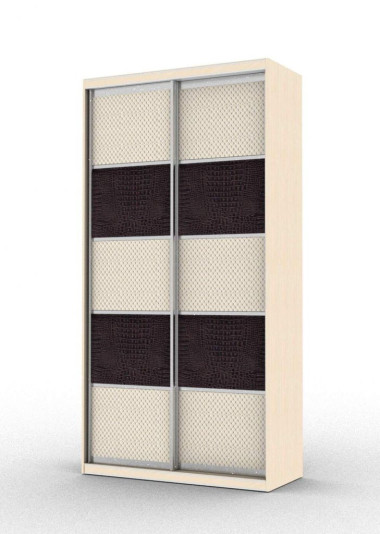 Шкаф-купе двухдверный с 5 вставками (модель 2.5.2) &mdash; Аэлита