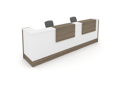 Стойка ресепшн STYLE(Стаил) 3558х758х1156  &mdash; Аэлита