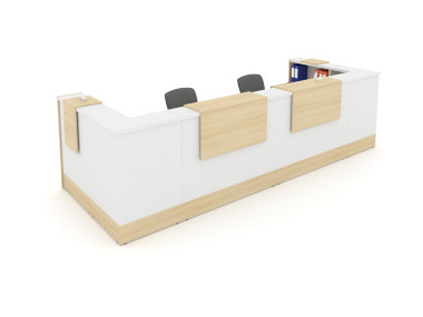 Стойка ресепшн STYLE (Стайл) 3872х1558х1156 &mdash; Аэлита