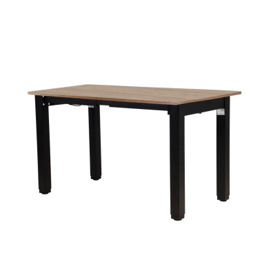 Стол с регулировкой высоты электрический LuxAlto LA-T33-4S2 черный/бежево-серый ЛДСП 160*70*2.5 &mdash; Аэлита