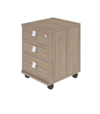 Тумба мобильная (выкатная) с 3 ящиками 412х450х556 &mdash; Аэлита