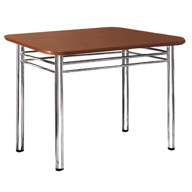 Стол Трилогия столешница пластик, хром &mdash; Аэлита