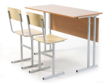 Комплект школьной мебели АЭЛИТА 2-местный нерегулируемый &mdash; Аэлита