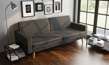 Диван Finsoffa BERUS (Берус) с квадратными подушками  &mdash; Аэлита