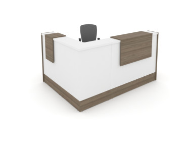 Стойка ресепшн STYLE(Стаил) 1958*1558*1156  с тумбой  &mdash; Аэлита