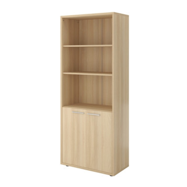 Шкаф ДБ41 Дублин высокий 3 открытые полки  800х400х1980(ДБ24+ДБ27*2) &mdash; Аэлита