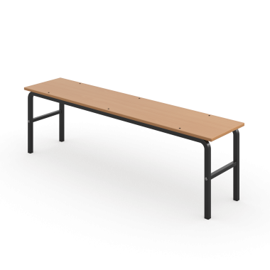 Банкетка жесткая АЭЛИТА на прямоугольной трубе 1250*320*420  &mdash; Аэлита