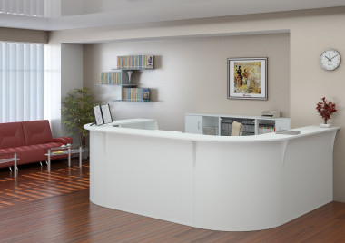 Стойка ресепшн Рива 1890х3140х1890*h1150  &mdash; Аэлита