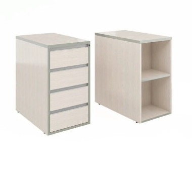 Тумба приставная 2-сторонняя с полкой 426х700х750 &mdash; Аэлита