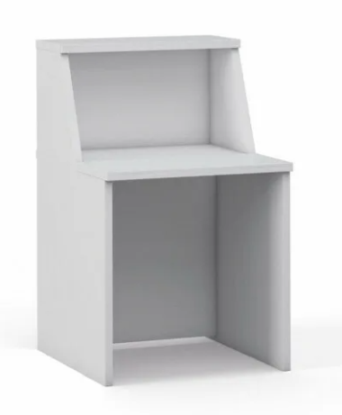 Прямой модуль Эдем 700х700х1170 пепел &mdash; Аэлита