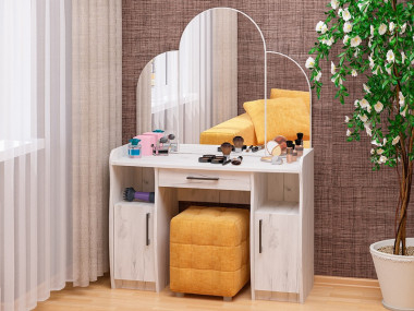 Трюмо с подвижными зеркалами Галант-2, 1500х1055х420 &mdash; Аэлита